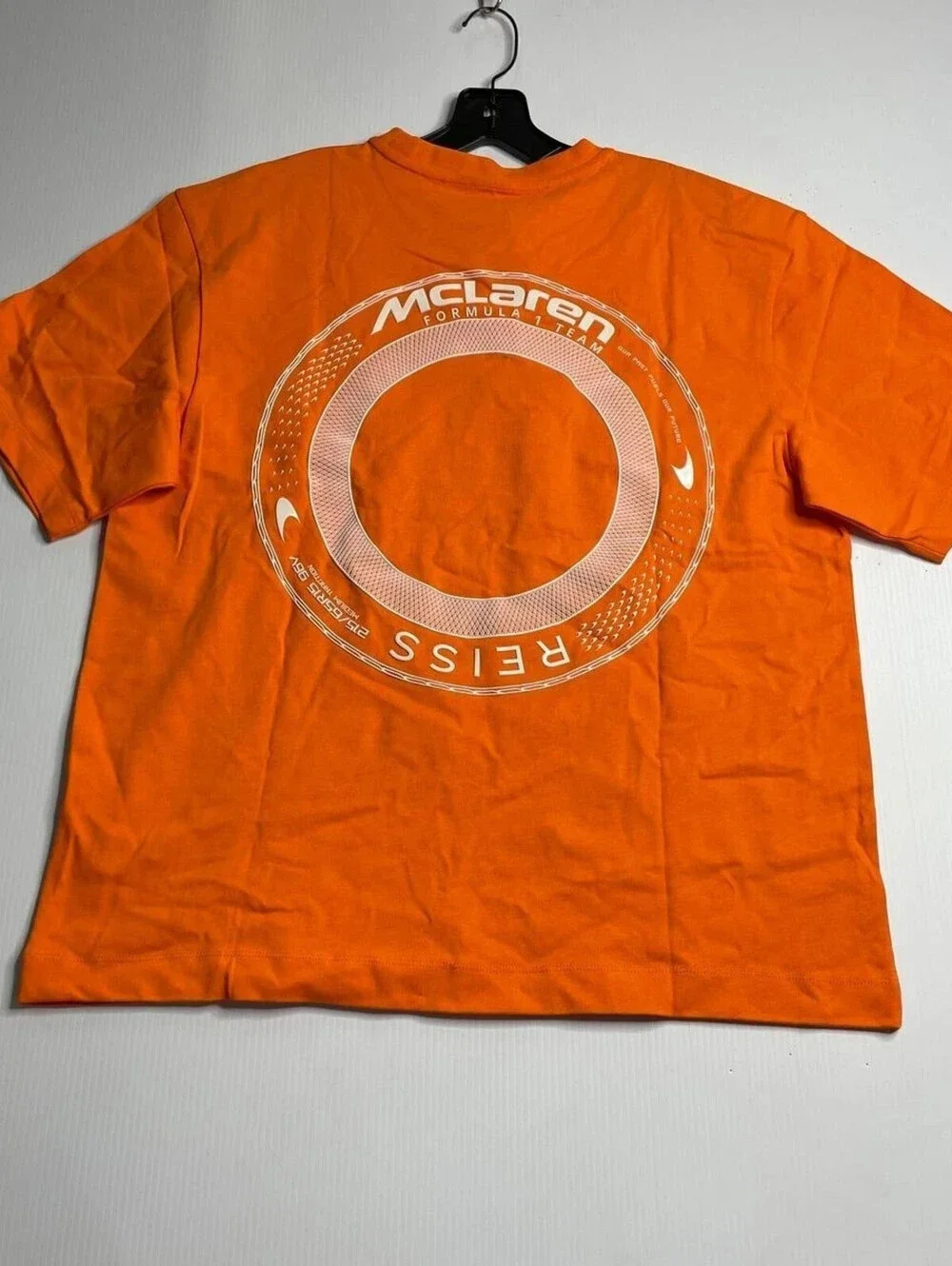 REISS McLaren F1 Traction Oversized Crew Neck T-Shirt Unisex Size M NWT $90
